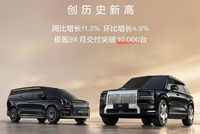 极氪12月交付30267台 同比增长11.3%