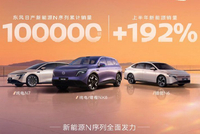 日产N序列累计销量破10万台 同比增长192%。