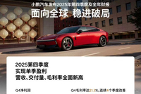 小鹏汽车发布2025年第四季度及全年财报 Q4净利润3.8亿元