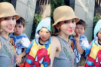 林志颖娇妻与儿子们
