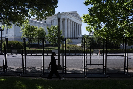 当地时间2022年5月11日，美国华盛顿特区国会大厦。