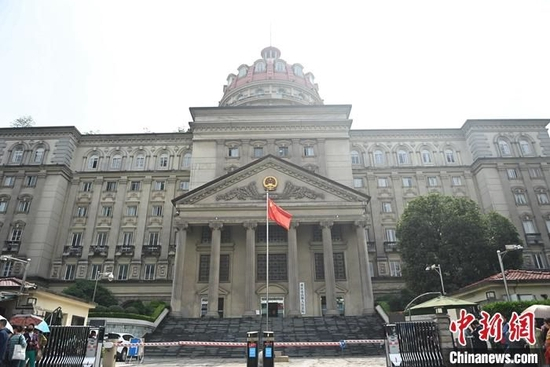 图为重庆市高级人民法院。&nbsp;中新社记者 陈超 摄