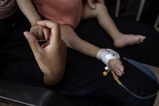世卫组织:加沙8 000多名5岁以下儿童因急性营养不良接受了治疗。