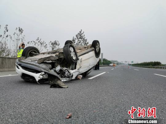 事故车辆。高速交警供图