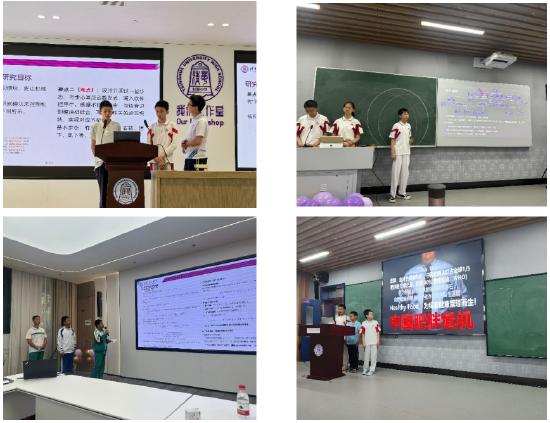 学生进行结题答辩现场演示