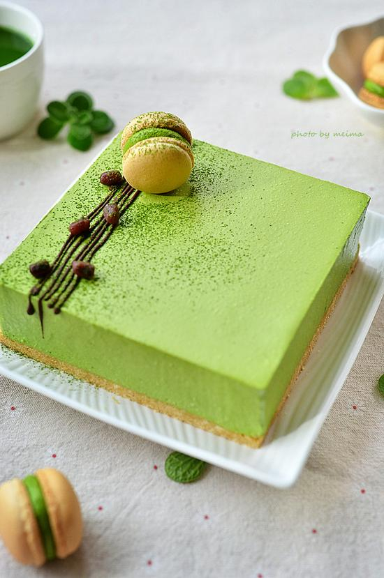 抹茶冻芝士