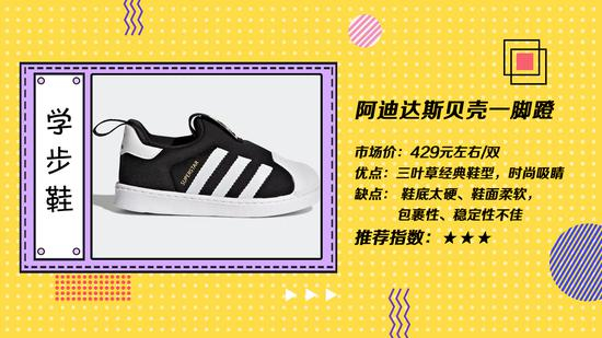 阿迪达斯贝壳一脚蹬 运动鞋