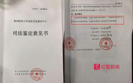 ▲DNA鉴定结果
