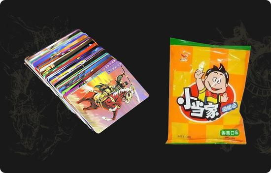 当年风靡一时的“小浣熊水浒卡”