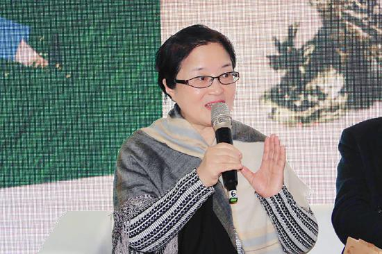 秦文君发言中