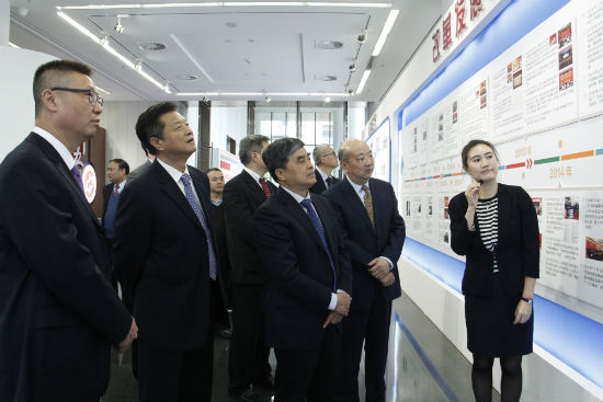 会议现场同时举办了“中国出版集团十五年改革发展成就展”