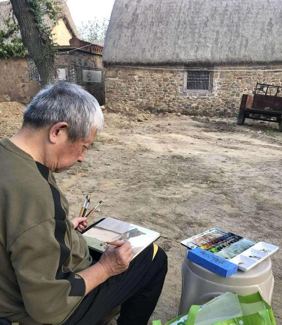 绘本作家、画家采风现场