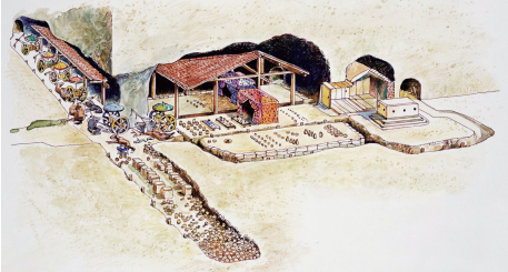 中山王刘胜墓（满城1号墓）建筑结构复原图