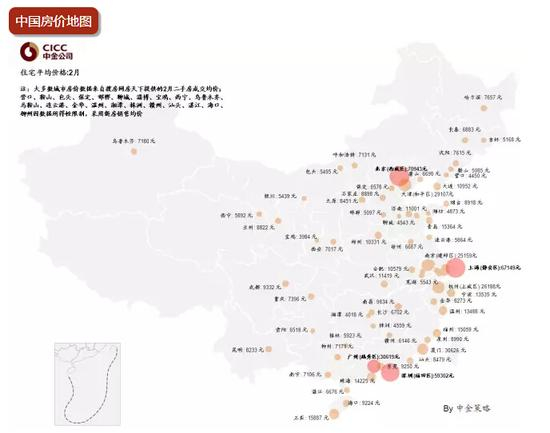 中国房价地图