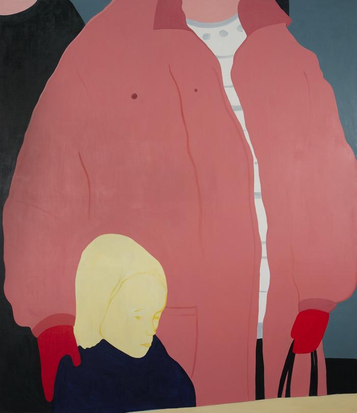  安娜斯塔西·安德森，《粉红大衣》，2023，图片致谢艺术家和YveYANG
