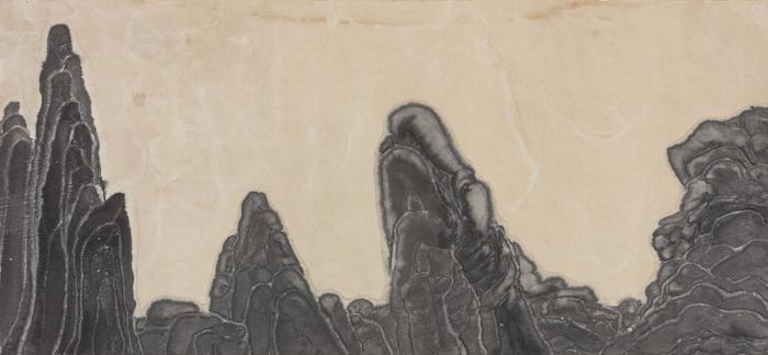 《 山海经 之山》|69cm x 31cm|纸本水墨|2014