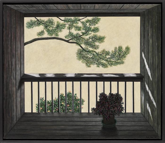 斯科特卡恩(Scott Kahn)《阳台松树》