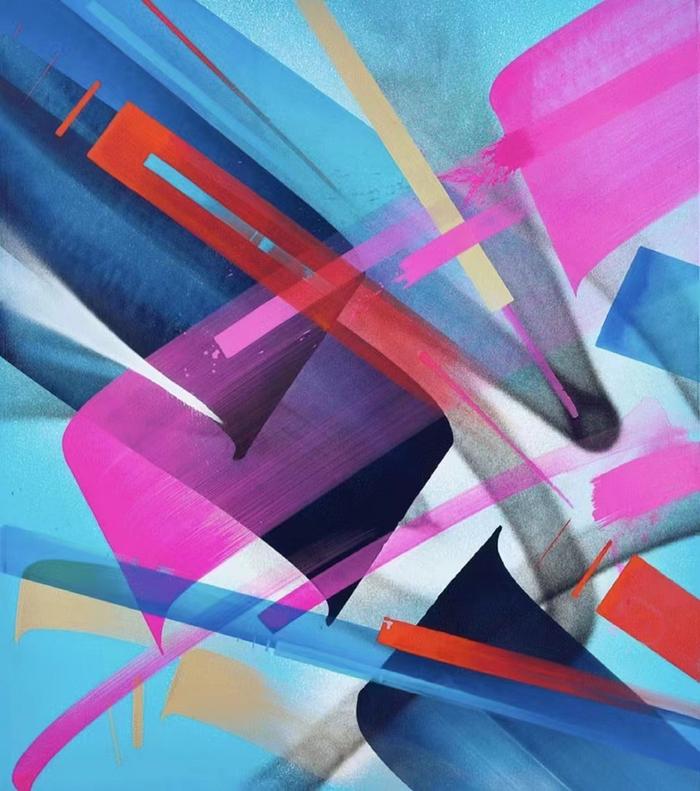 MadC 克劳迪娅·瓦尔德《10:18》综合材料 180 × 160cm 2018