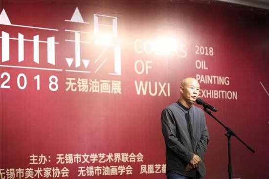 无锡油画学会主席、凤凰艺都美术馆名誉馆长唐满生先生致辞