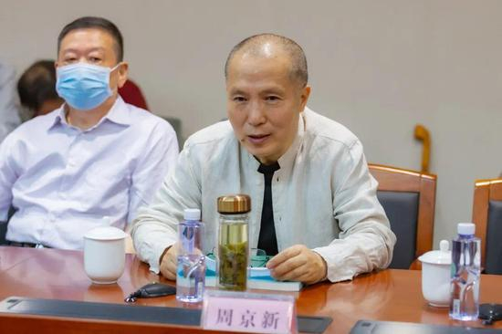 中国美术家协会副主席、省美术家协会主席、原省国画院院长、原省美术馆馆长周京新致辞&nbsp;&nbsp;