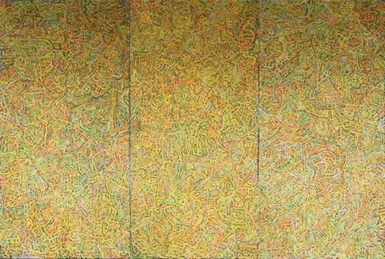 工农兵 油画 100x200x3cm 2008年