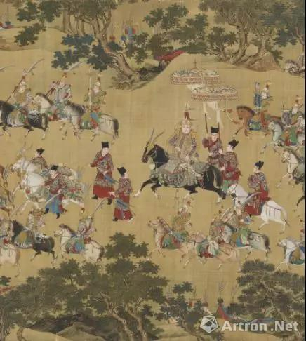 《明人画出警图》
