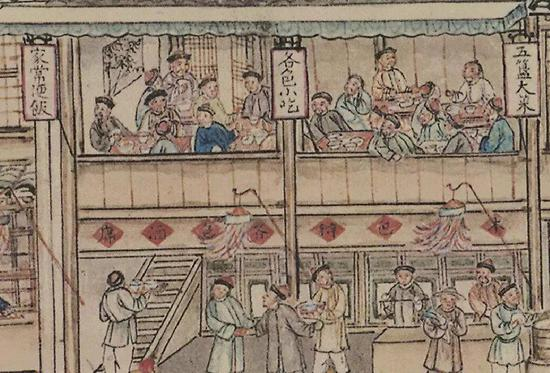 清 徐扬&nbsp;《姑苏繁华图》局部