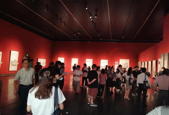 毕宝祥师生展现场掠影