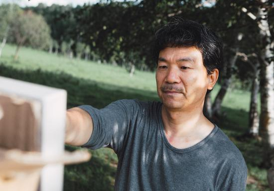 “美丽塞罕坝”马洪彦老师在写生