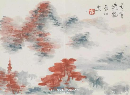 （四）丹青造物。启功画。