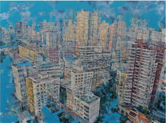《空城记》，布面油画160×200cm，2017