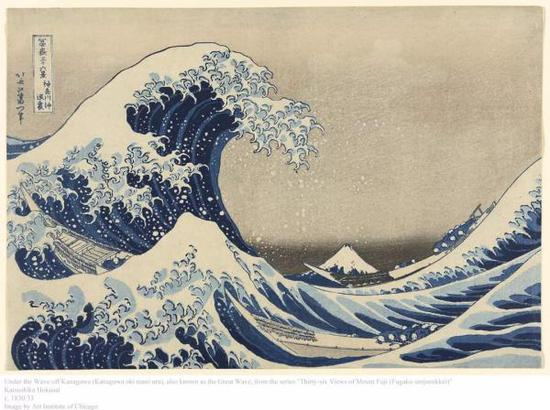 葛饰北斋浮世绘作品亮相芝加哥艺术博物馆_手机新浪网
