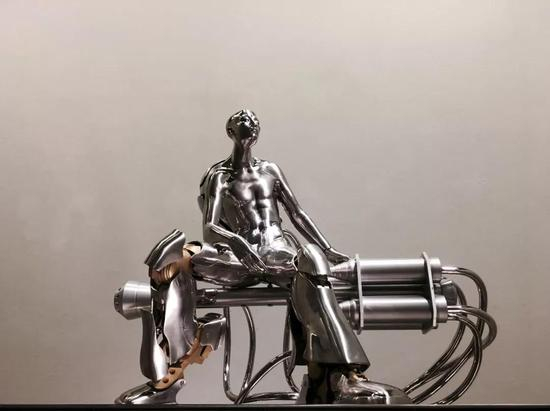 《芒NO.2》110x80x70不锈钢铸造、铝材CNC、2016年