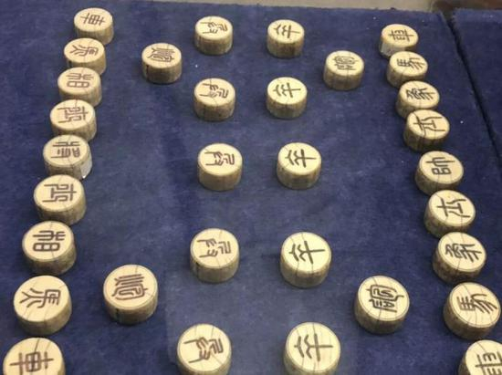 象牙象棋子，明代，南京博物院藏