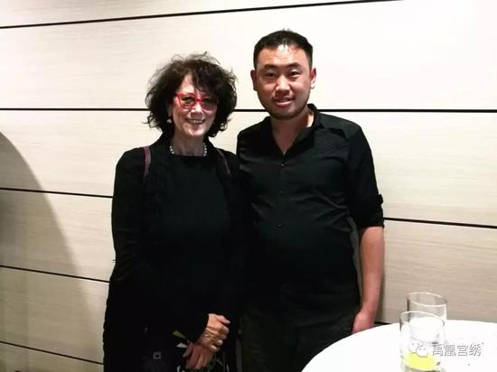 创始人赵兴旺与MARIA LUISA&nbsp;GALBIATI教授交流中国刺绣品牌规划与设计