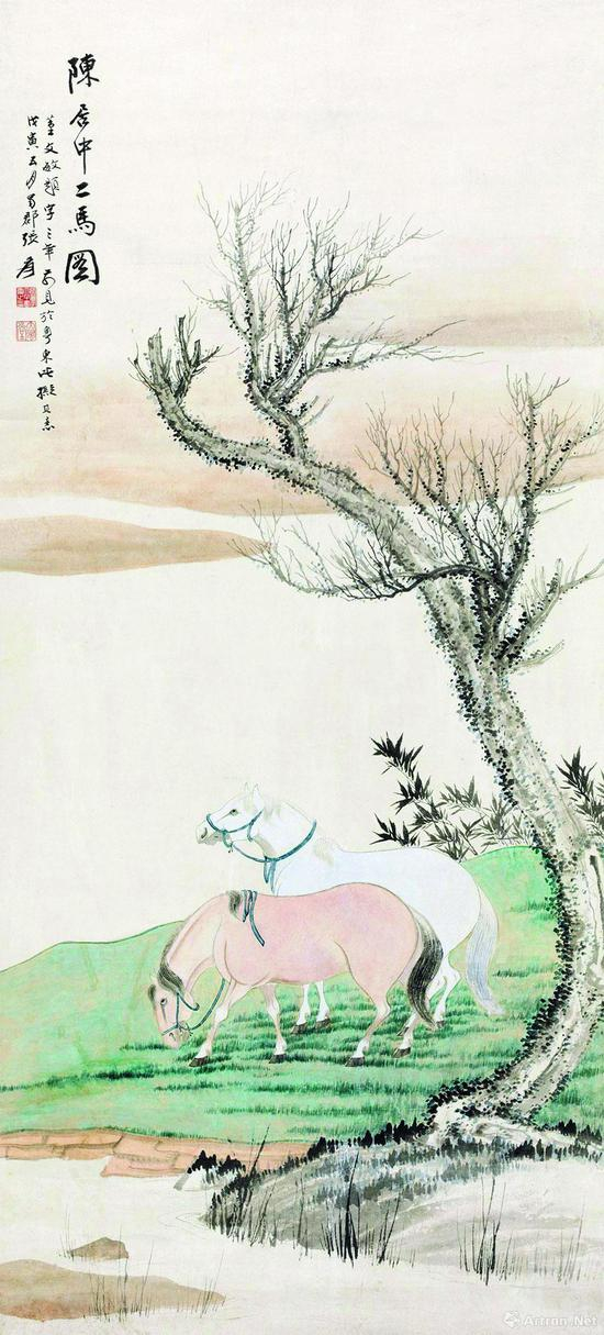 《陈居中二马图》，成交价920万元