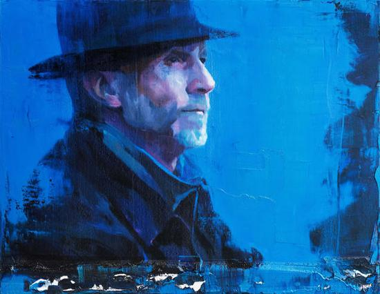 John Luther Adams 100x80cm 布面油画 Oil on Canvas 2017
