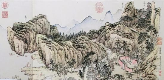 钱维城《荡雁图》