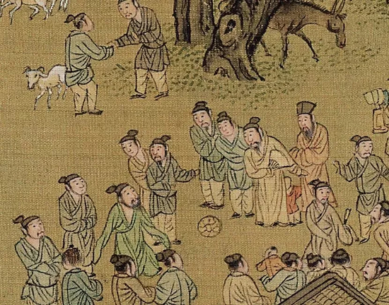 ▲蹴鞠——我们玩了几百年的运动