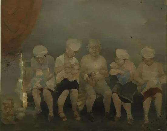 胡顺香_《噢，宝贝儿！》_100x80cm_布面油画_2015