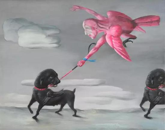 宠物00号 油画 2011年8月