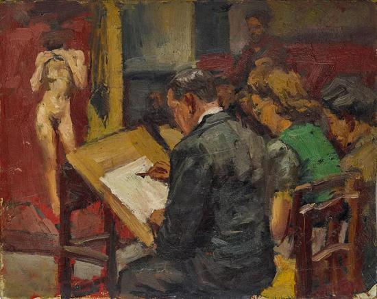 Lot.760 &nbsp;沙耆 &nbsp;画室 &nbsp;1940年