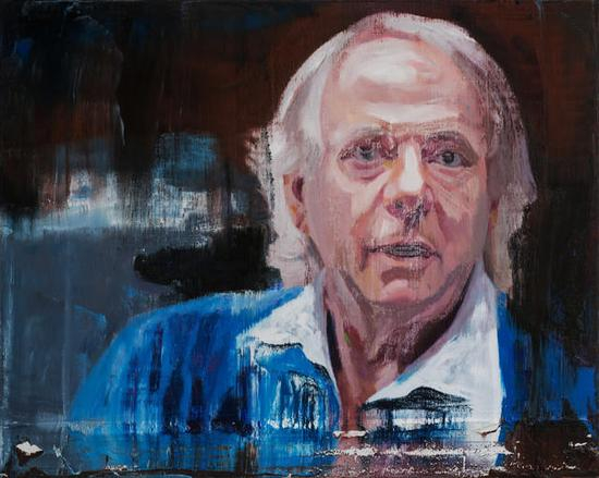 Karlheinz Stockhausen 100x80cm 布面油画 Oil on Canvas 2017