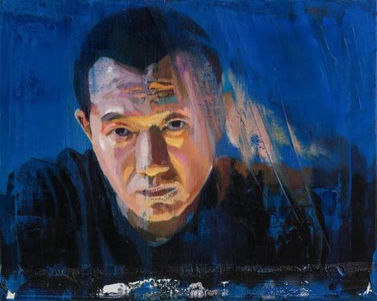 谭盾&nbsp;100x80cm 布面油画 Oil on Canvas 2018