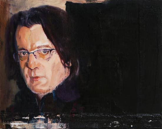 Pascal Dusapin 100x80cm 布面油画 Oil on Canvas 2018