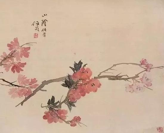 名画里的桃花:桃之夭夭 灼灼其华_手机新浪网