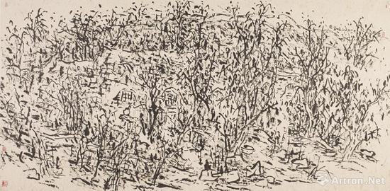 崔振宽&nbsp; 老窑之二&nbsp; 121.8×246cm&nbsp; 2017