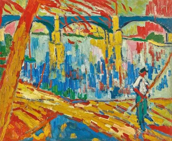 毛利斯・德・弗拉芒克，《沙图的渔夫》，1906年作&nbsp;估价：900-1，400万美元