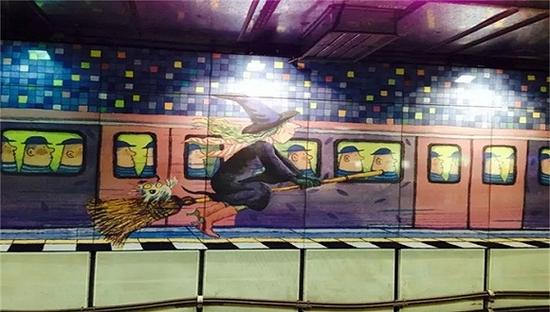 斯德哥尔摩地铁站&nbsp;&nbsp;&nbsp; 瑞典