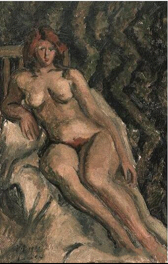 《裸女》 刘海粟